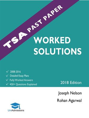 cover image of TSA Past Papers Worked Solutions